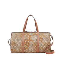 Sac polochon en nylon et cuir Monogram - Camo Brown