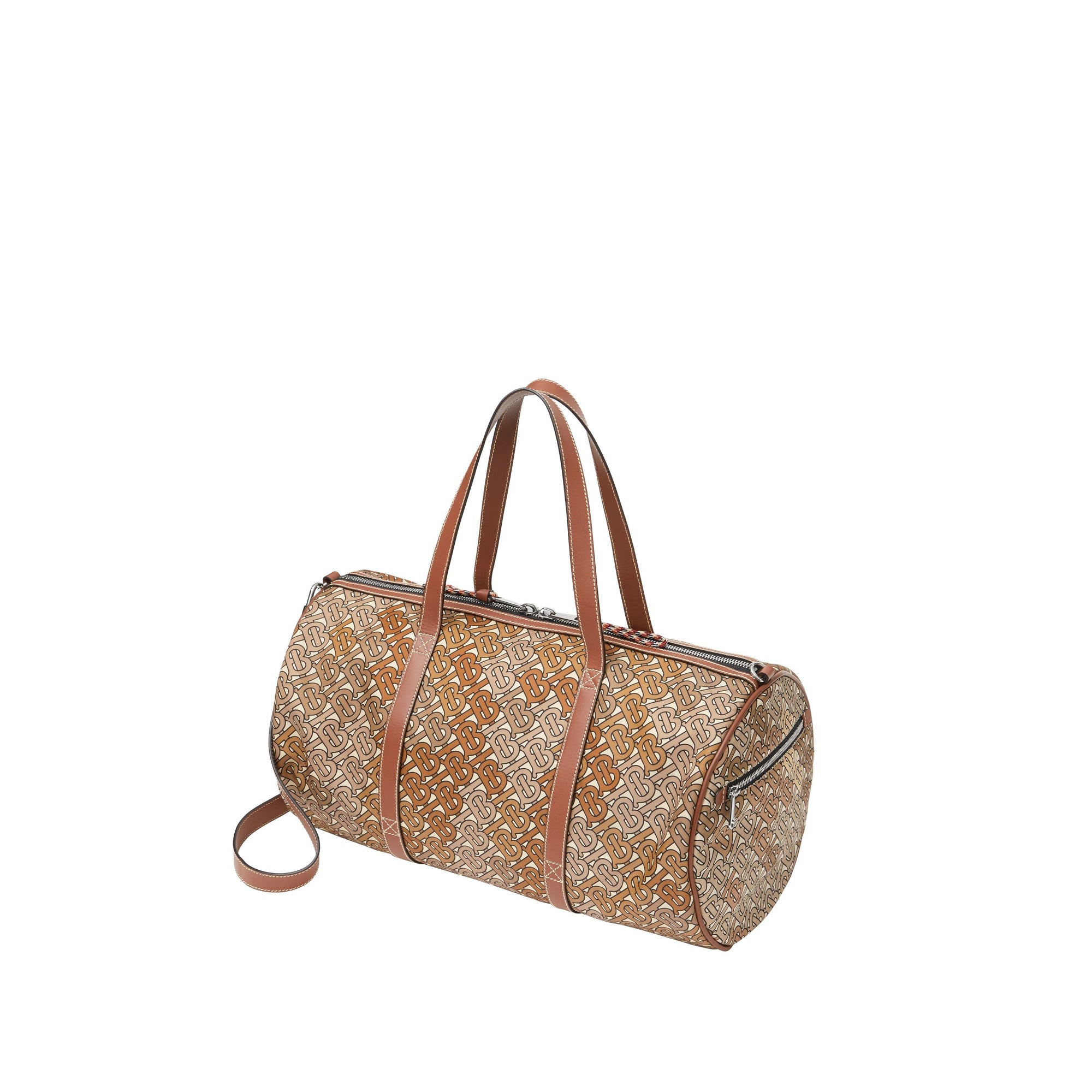 Sac polochon en nylon et cuir Monogram - Camo Brown
