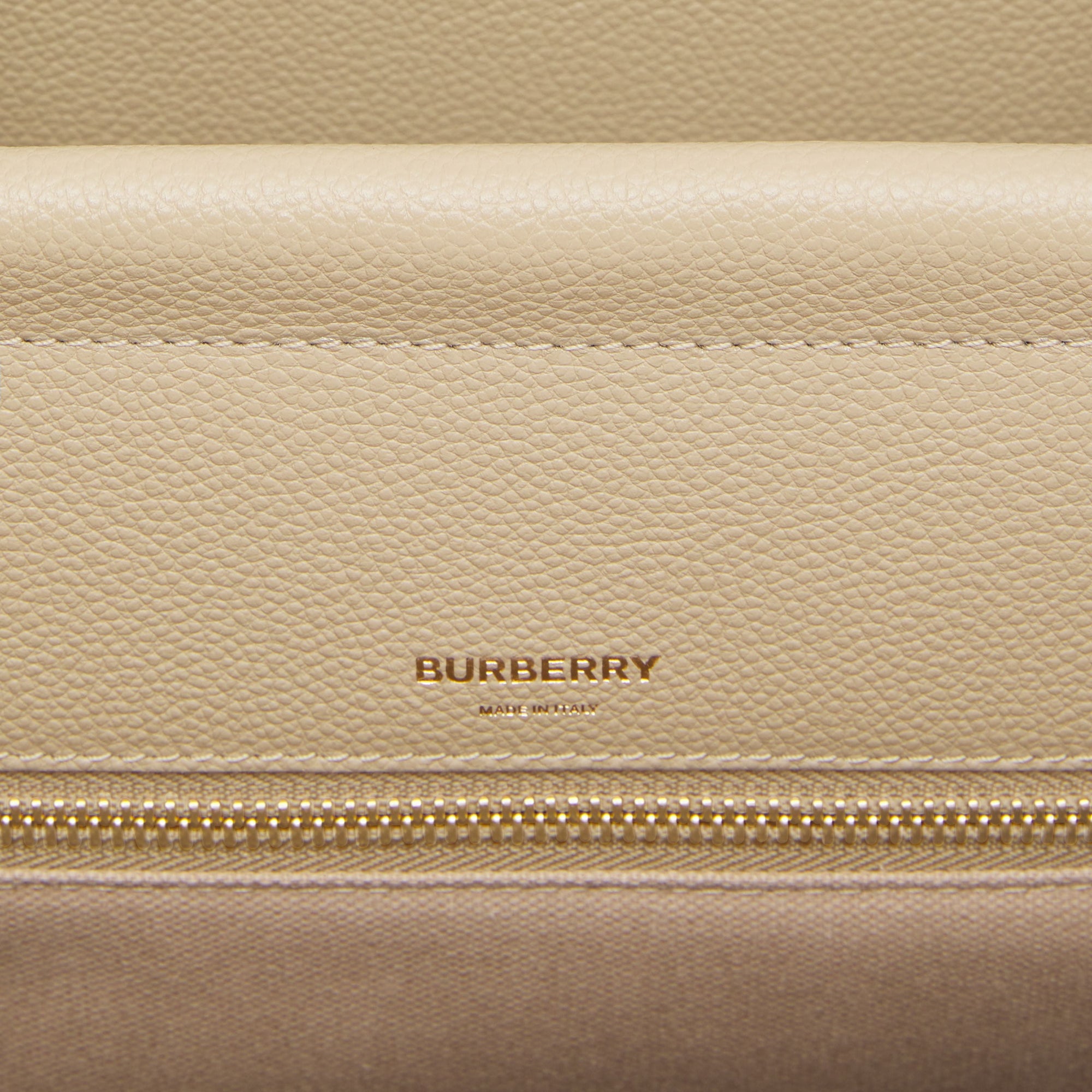 Sac Title moyen en cuir - Honey
