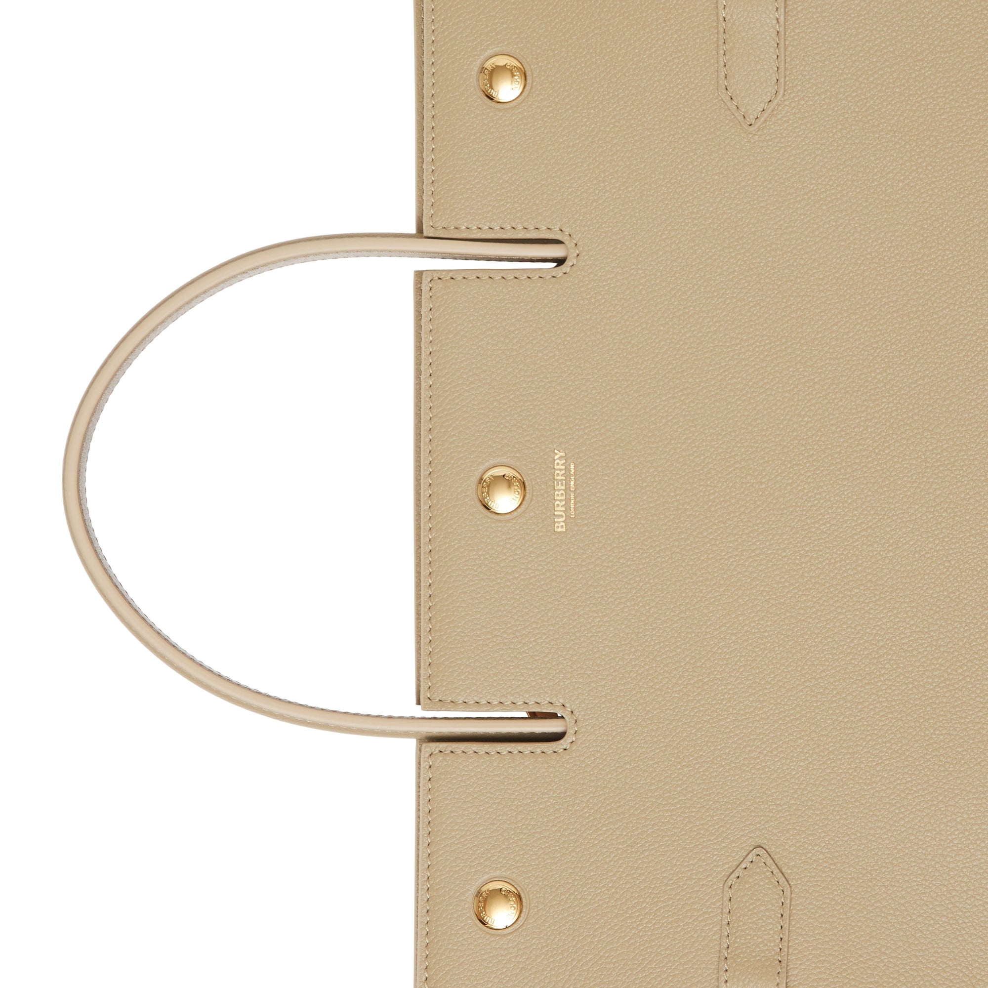 Sac Title moyen en cuir - Honey