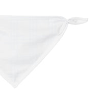 Coffret cadeau trois pièces en coton check pour bébé - White