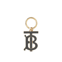 Porte-clés plaqué or Monogram - Black