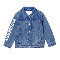 Veste en denim japonais avec logo - Indigo