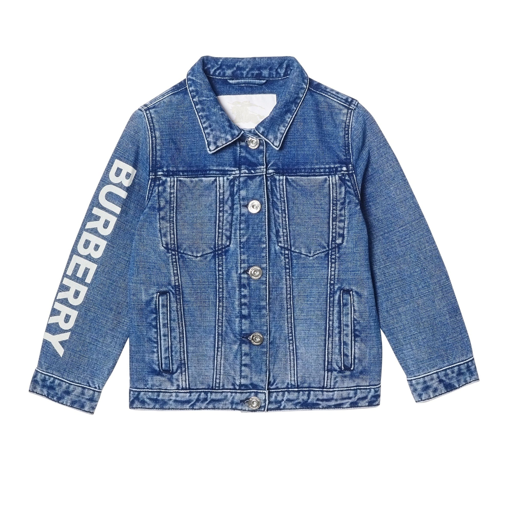 Veste en denim japonais avec logo - Indigo