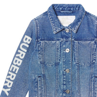 Veste en denim japonais avec logo - Indigo
