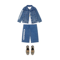Veste en denim japonais avec logo - Indigo