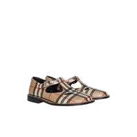 Babies en cuir Vintage check - Archive Beige
