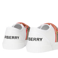 Sneakers en cuir à rayures iconiques - Optic White