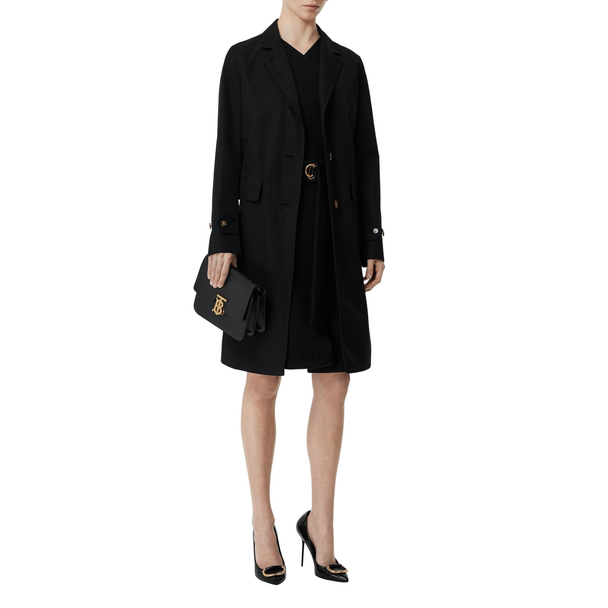 Blouse en gabardine de coton - Black