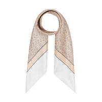 Carré de soie Monogram - Camel