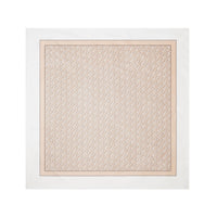 Carré de soie Monogram - Camel