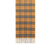 Écharpe classique en cachemire Vintage check - Antique Yellow