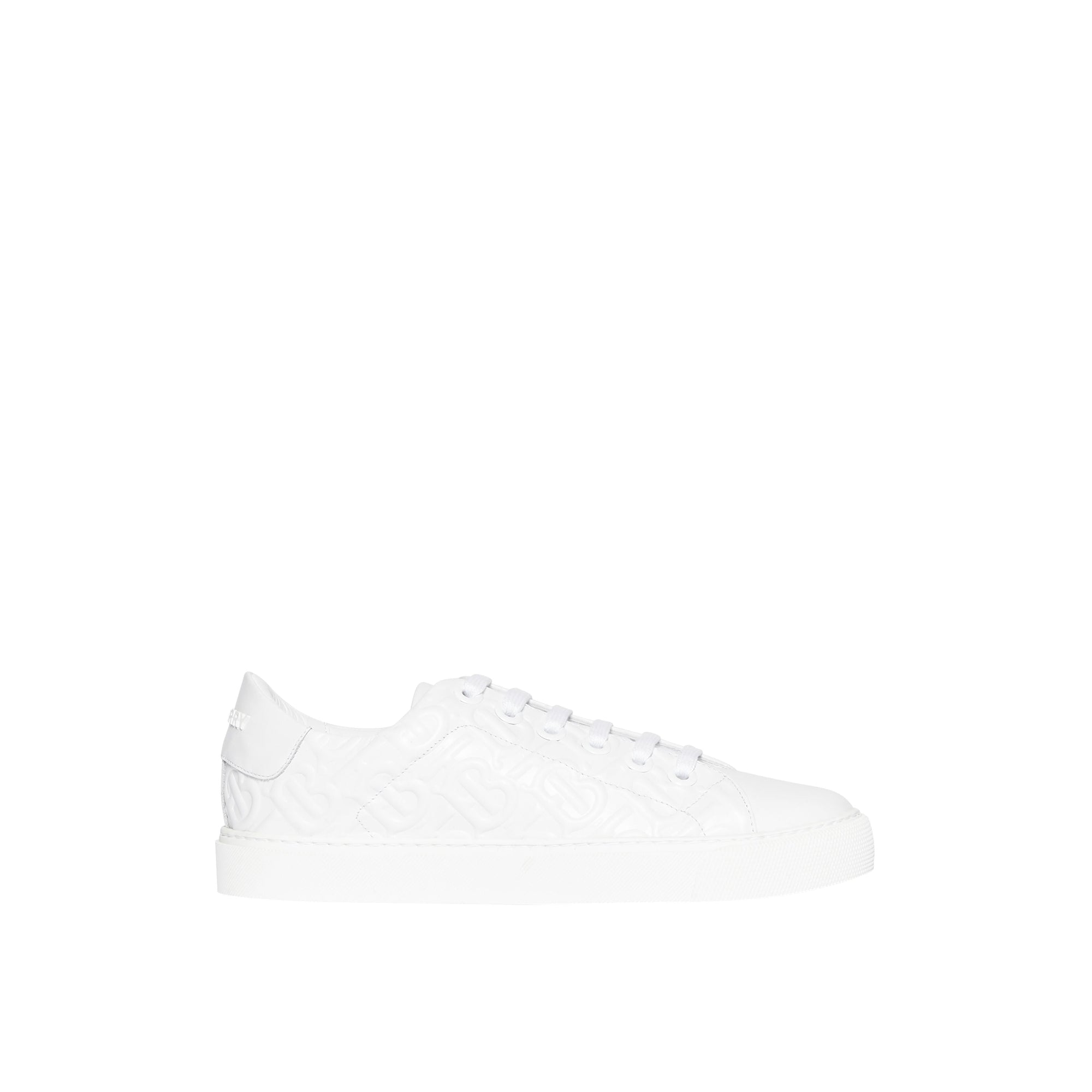 Sneakers en cuir Monogram - Optic White