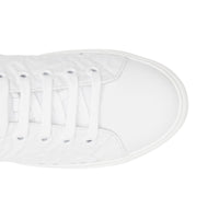 Sneakers en cuir Monogram - Optic White