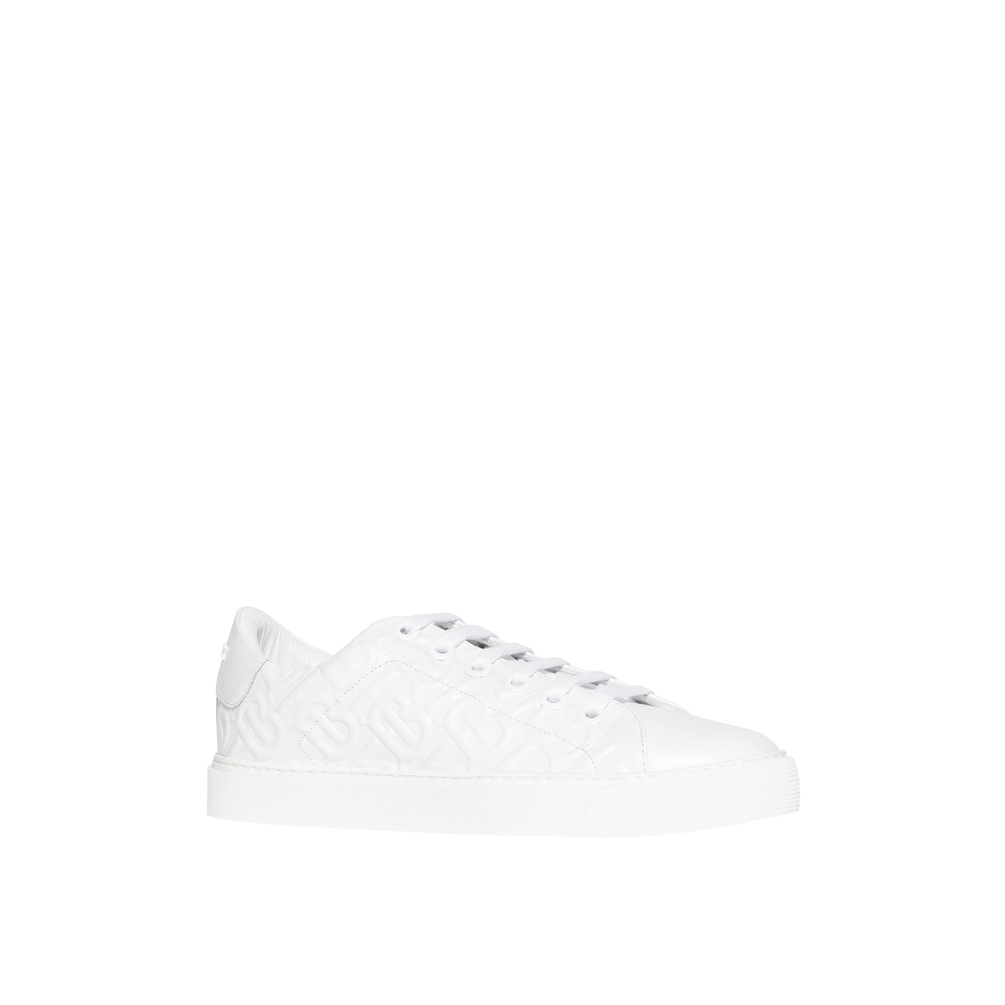 Sneakers en cuir Monogram - Optic White