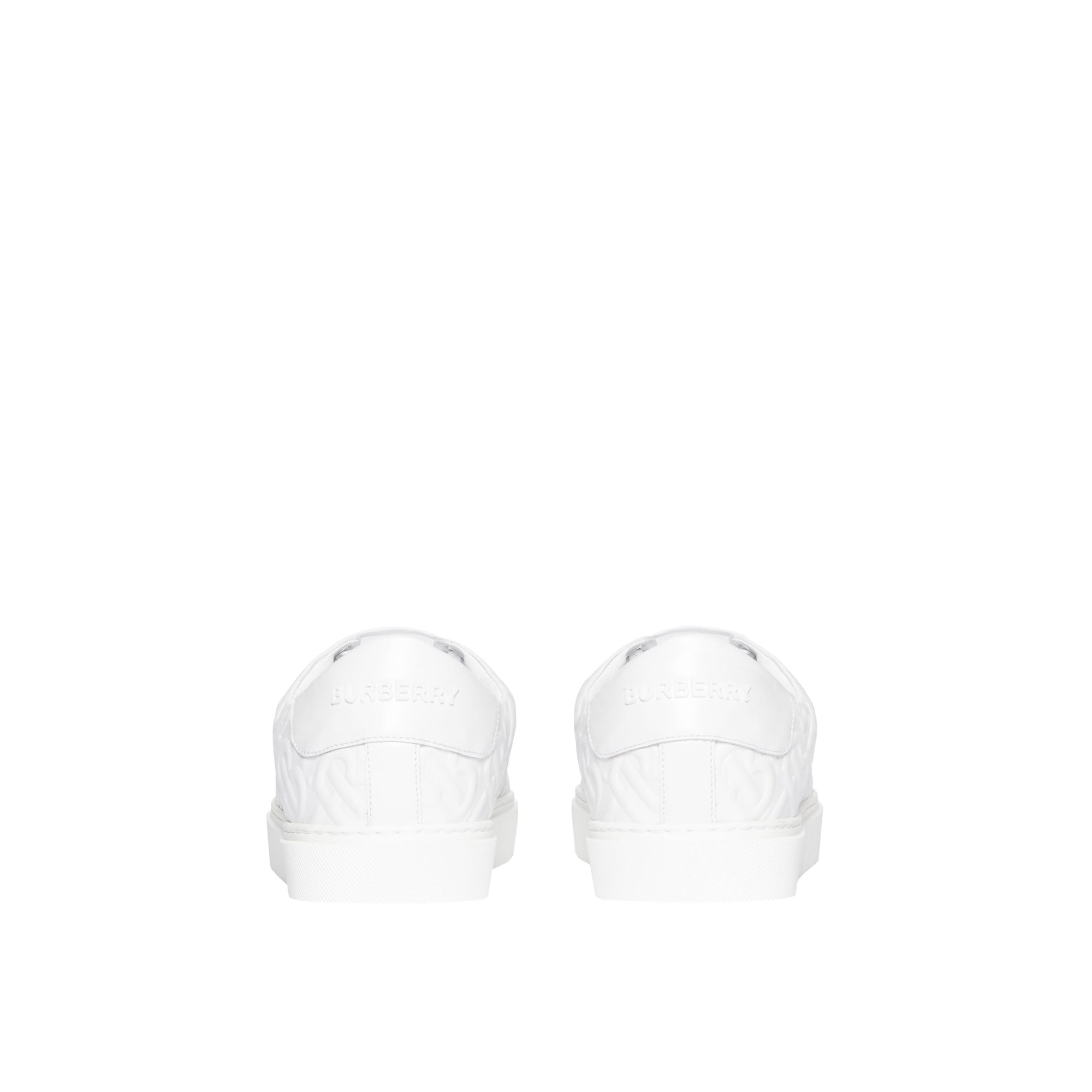 Sneakers en cuir Monogram - Optic White