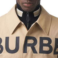 Paletot en gabardine de coton Horseferry - Honey