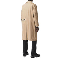Paletot en gabardine de coton Horseferry - Honey