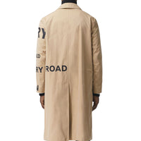 Paletot en gabardine de coton Horseferry - Honey