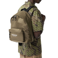 Sac à dos en nylon avec logo - Canvas Green