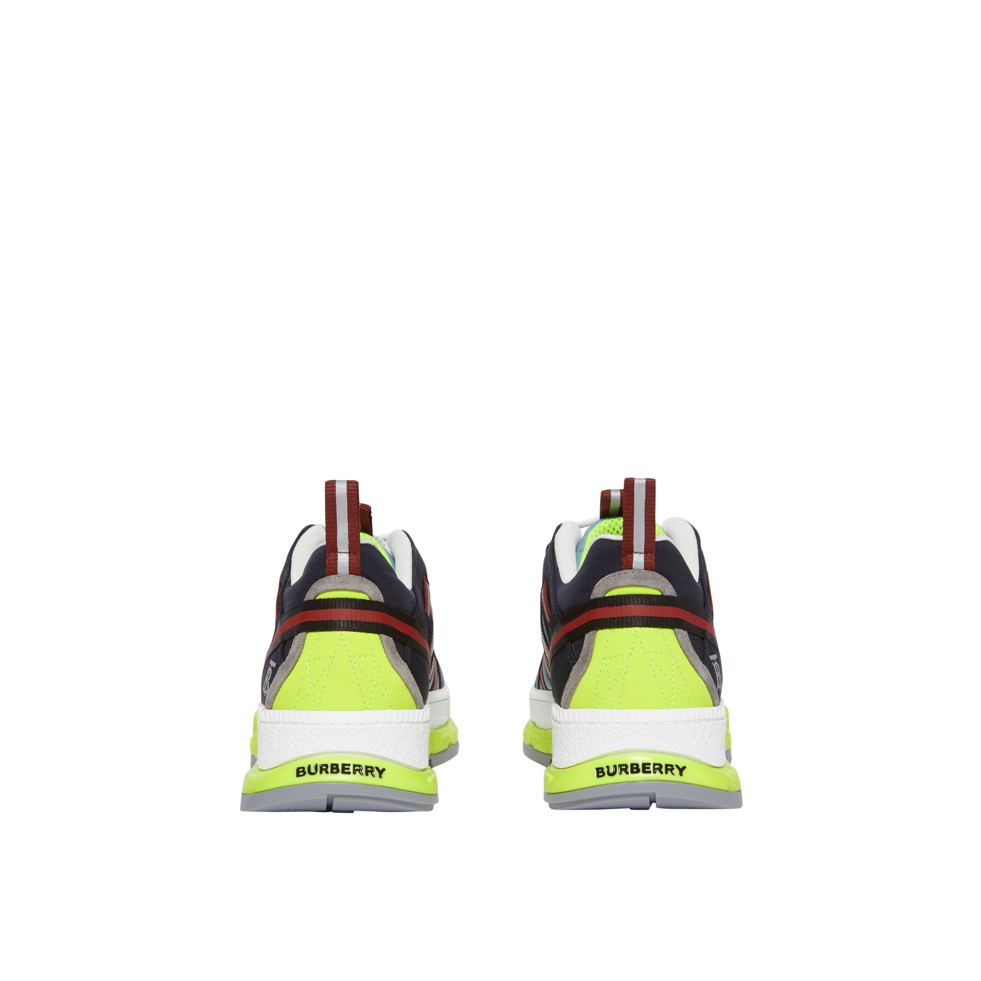 Sneakers Union en nylon nubuck et cuir velours - Blue & Burgundy