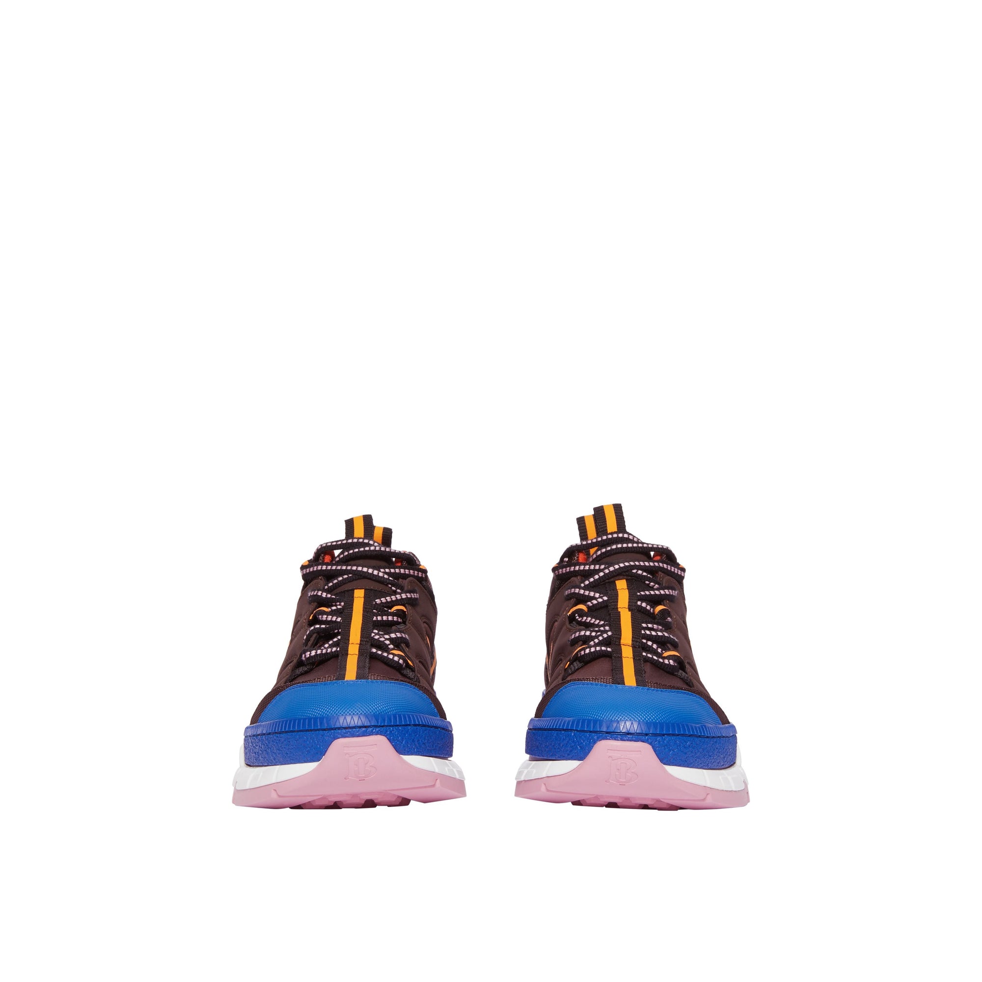 Sneakers Union en nylon et mesh - Coffee & Blue