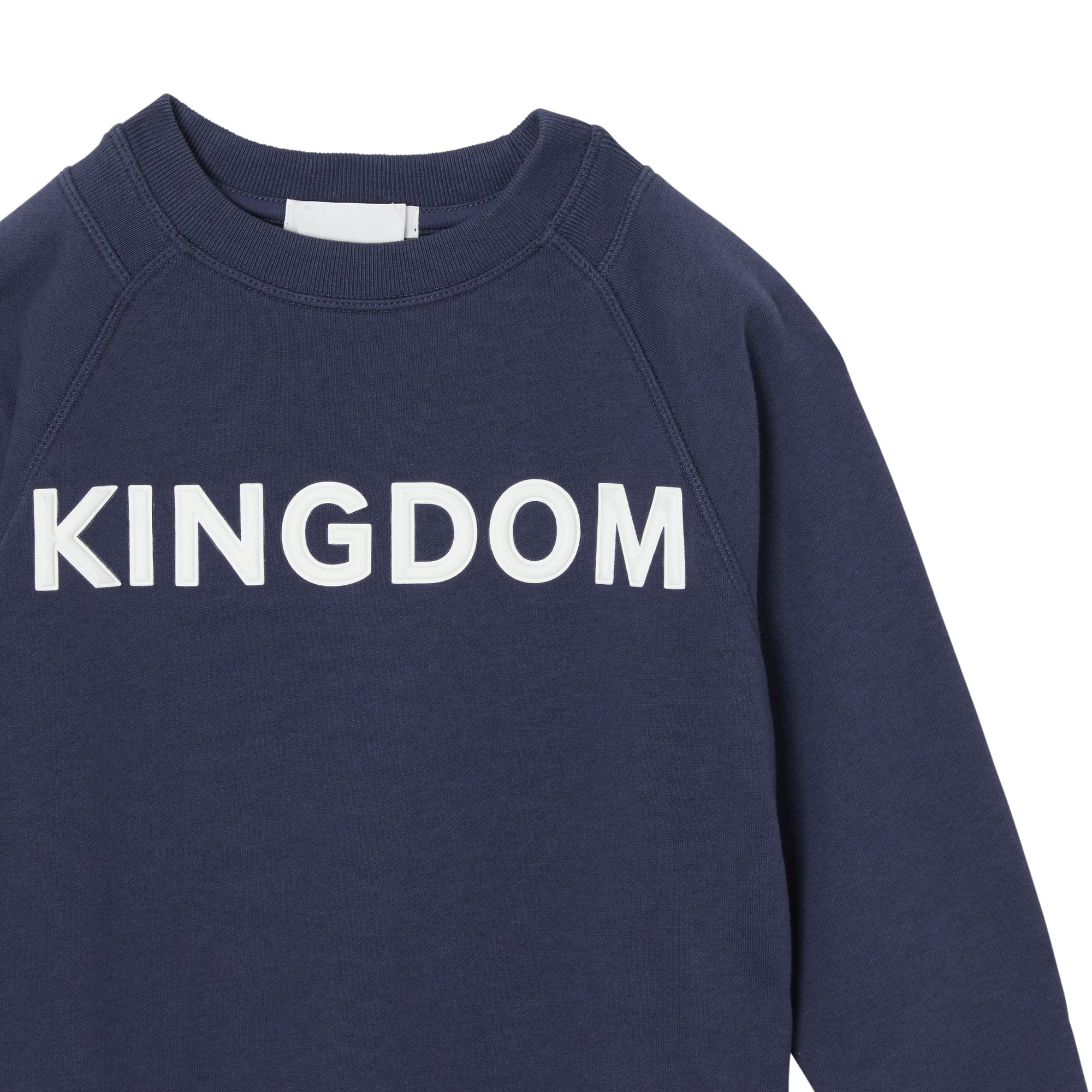 Sweat-shirt en coton Kingdom - Slate Blue Melange