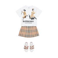 T-shirt en coton à imprimé Jump - White
