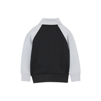 Veste de survêtement en jersey stretch bicolore avec logo - Black