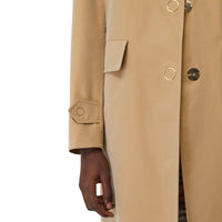 Blouse en gabardine de coton avec boutons pression - Honey