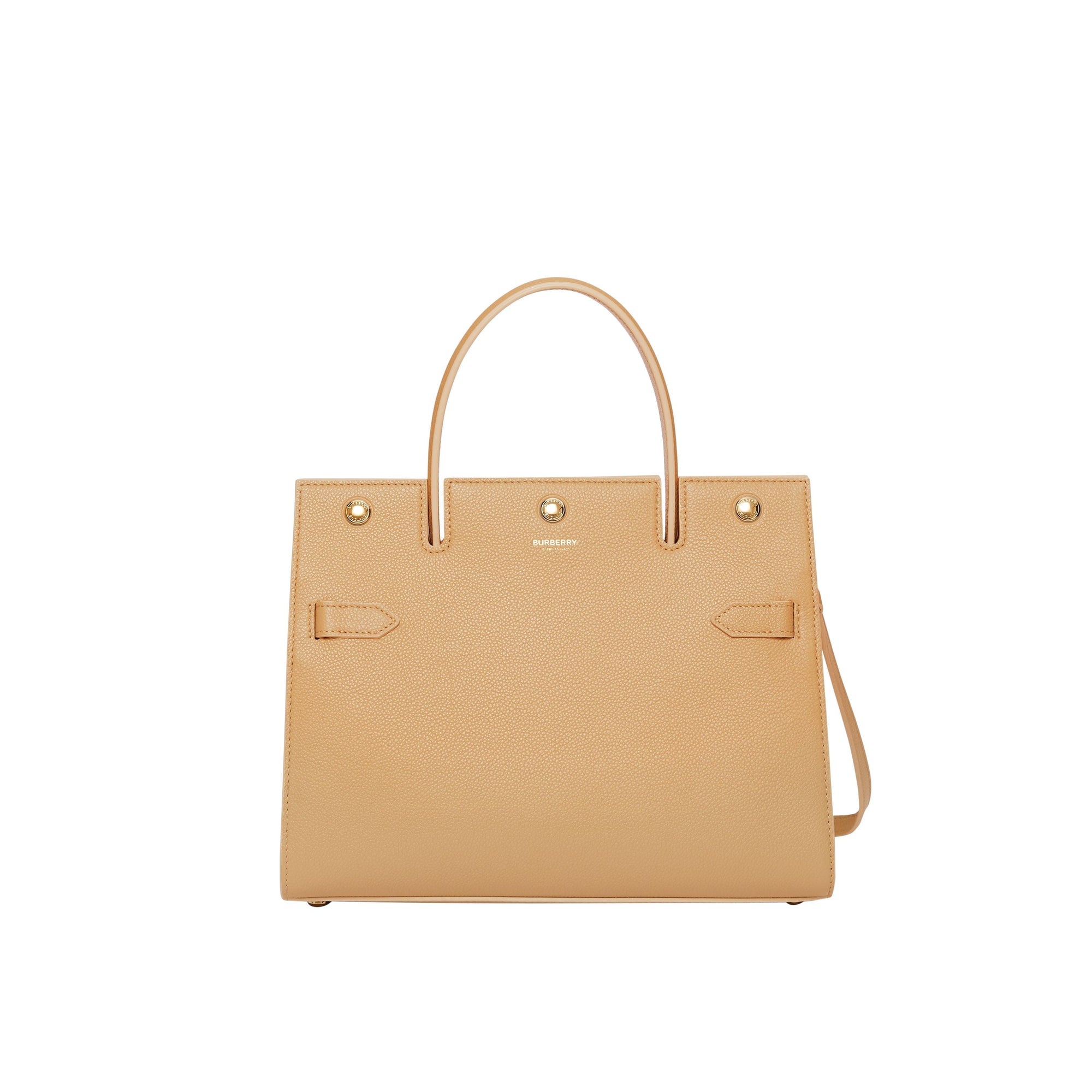 Petit sac Title en cuir - Honey