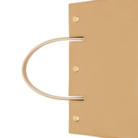 Petit sac Title en cuir - Honey