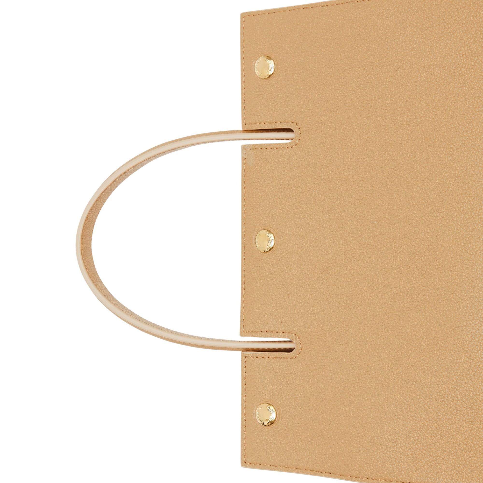 Petit sac Title en cuir - Honey