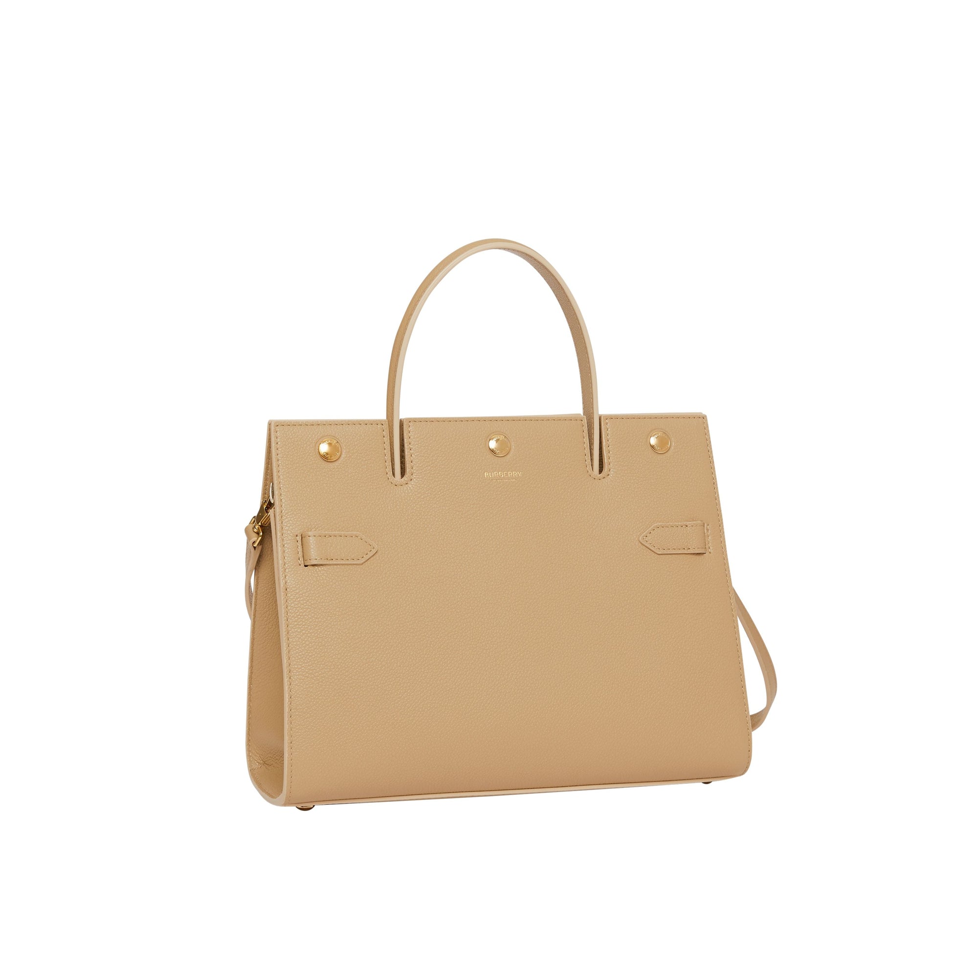 Petit sac Title en cuir - Honey