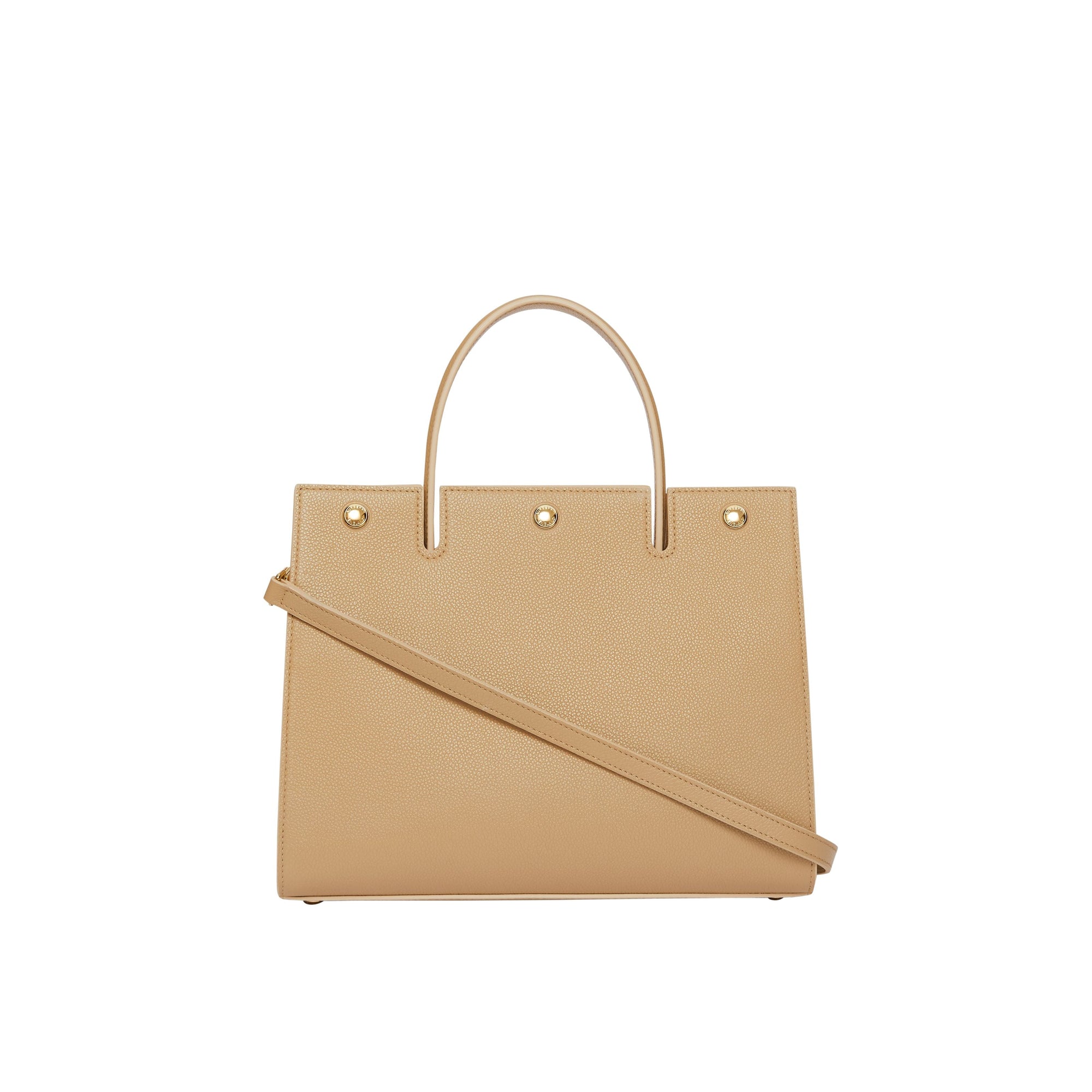 Petit sac Title en cuir - Honey