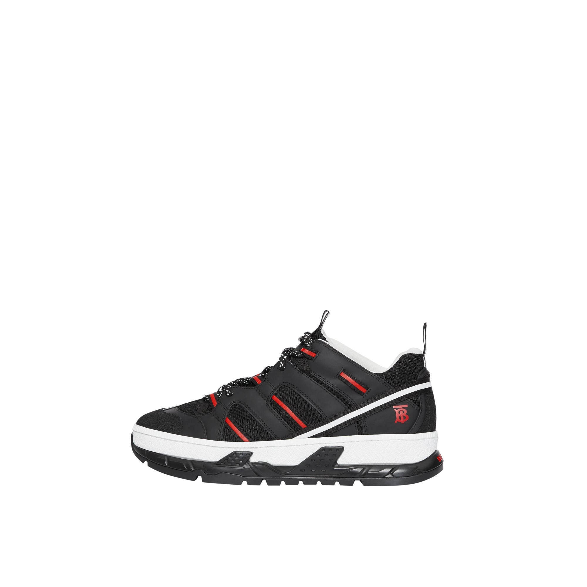 Sneakers Union en mesh et nubuck - Black & Red
