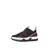 Sneakers Union en mesh et nubuck - Black & Red