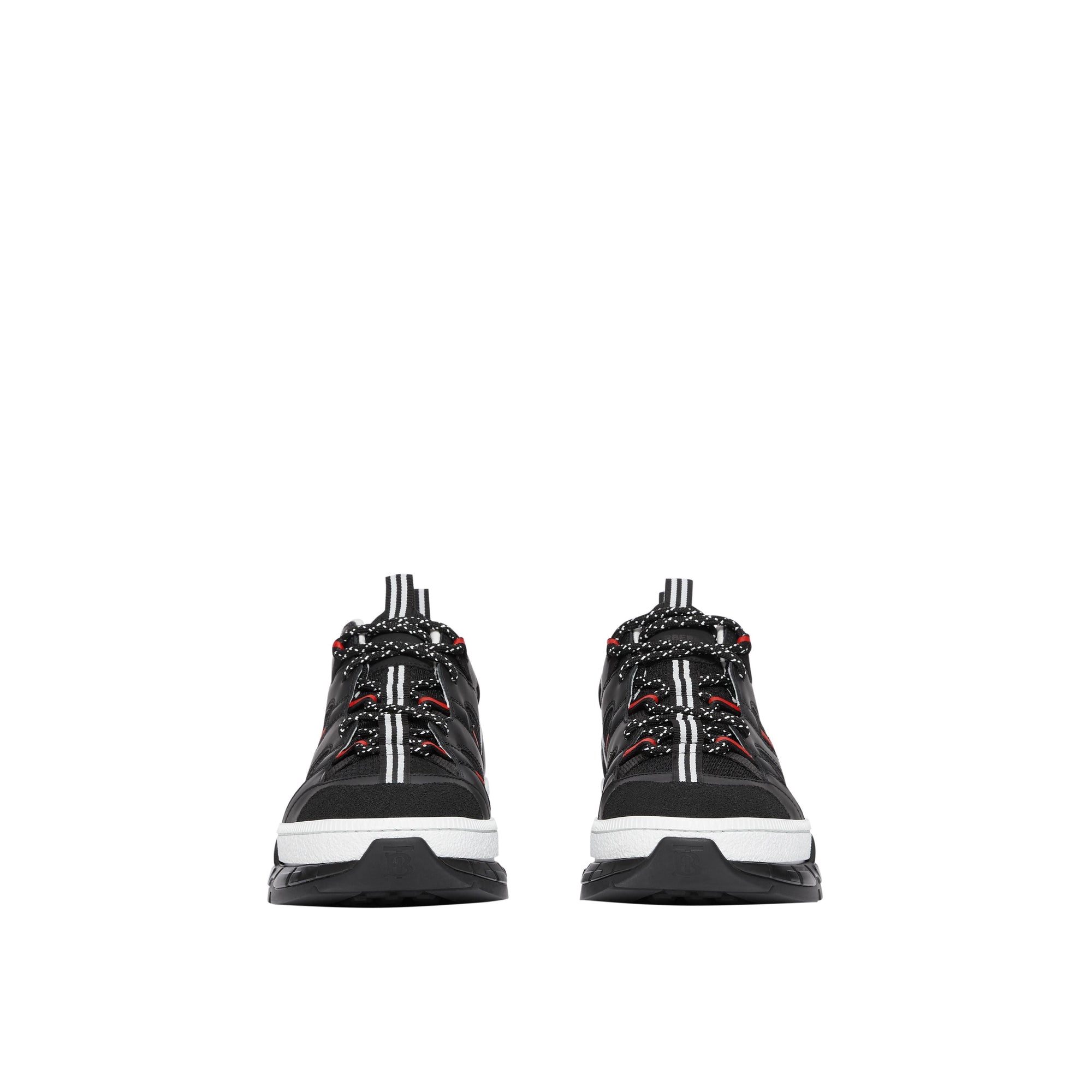 Sneakers Union en mesh et nubuck - Black & Red