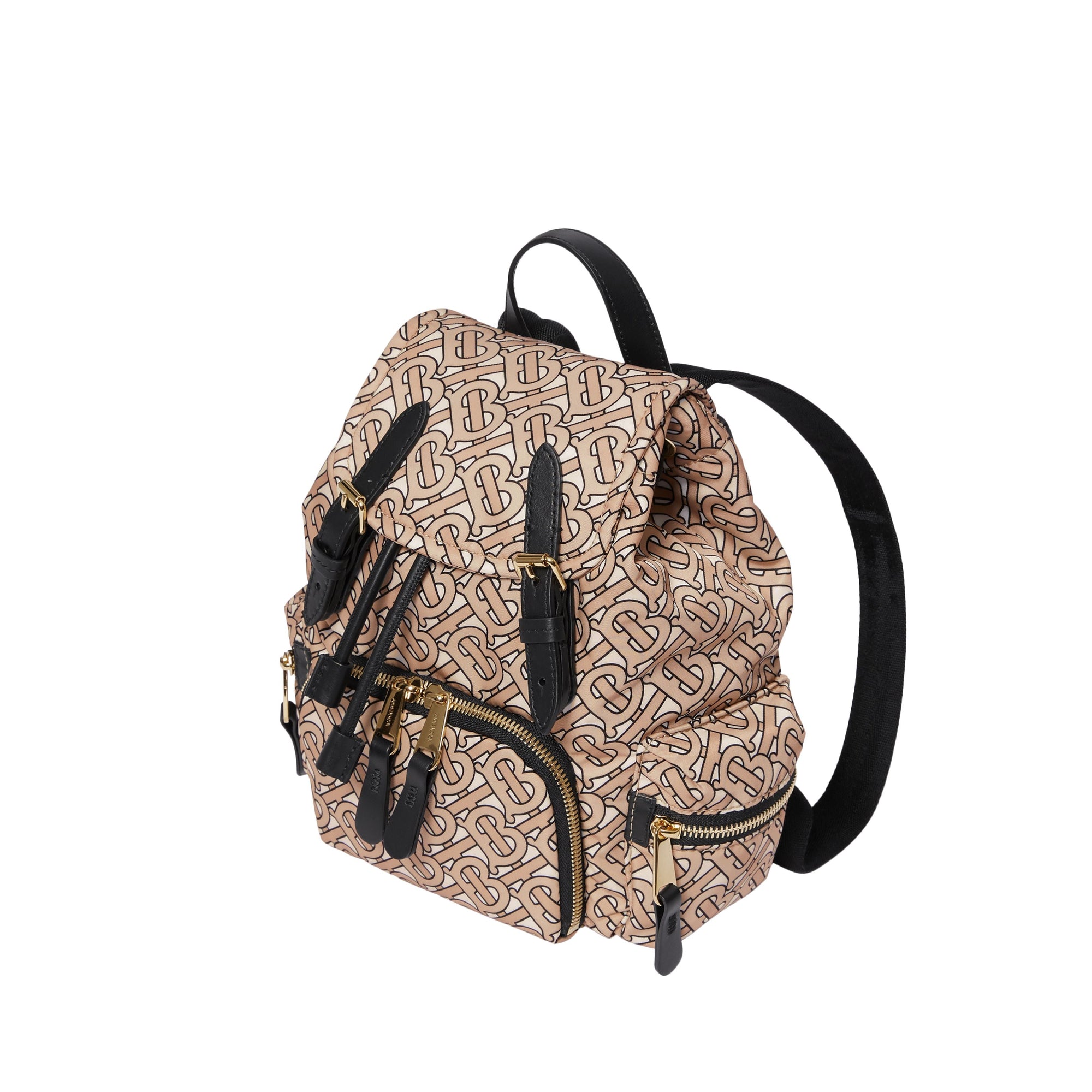 Petit sac The Rucksack en nylon Monogram - Beige