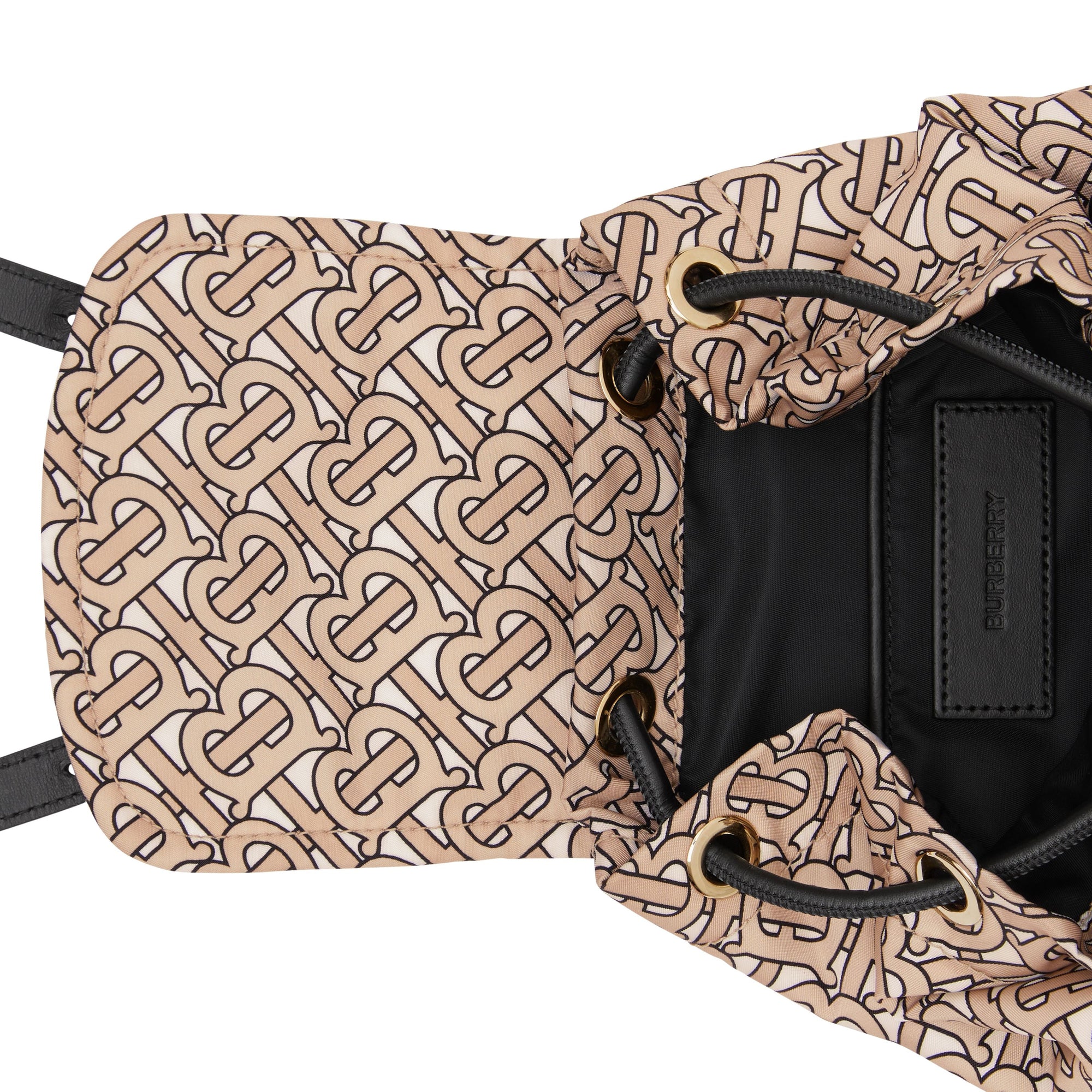 Petit sac The Rucksack en nylon Monogram - Beige