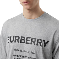 T-shirt en coton Horseferry - Pale Grey Melange
