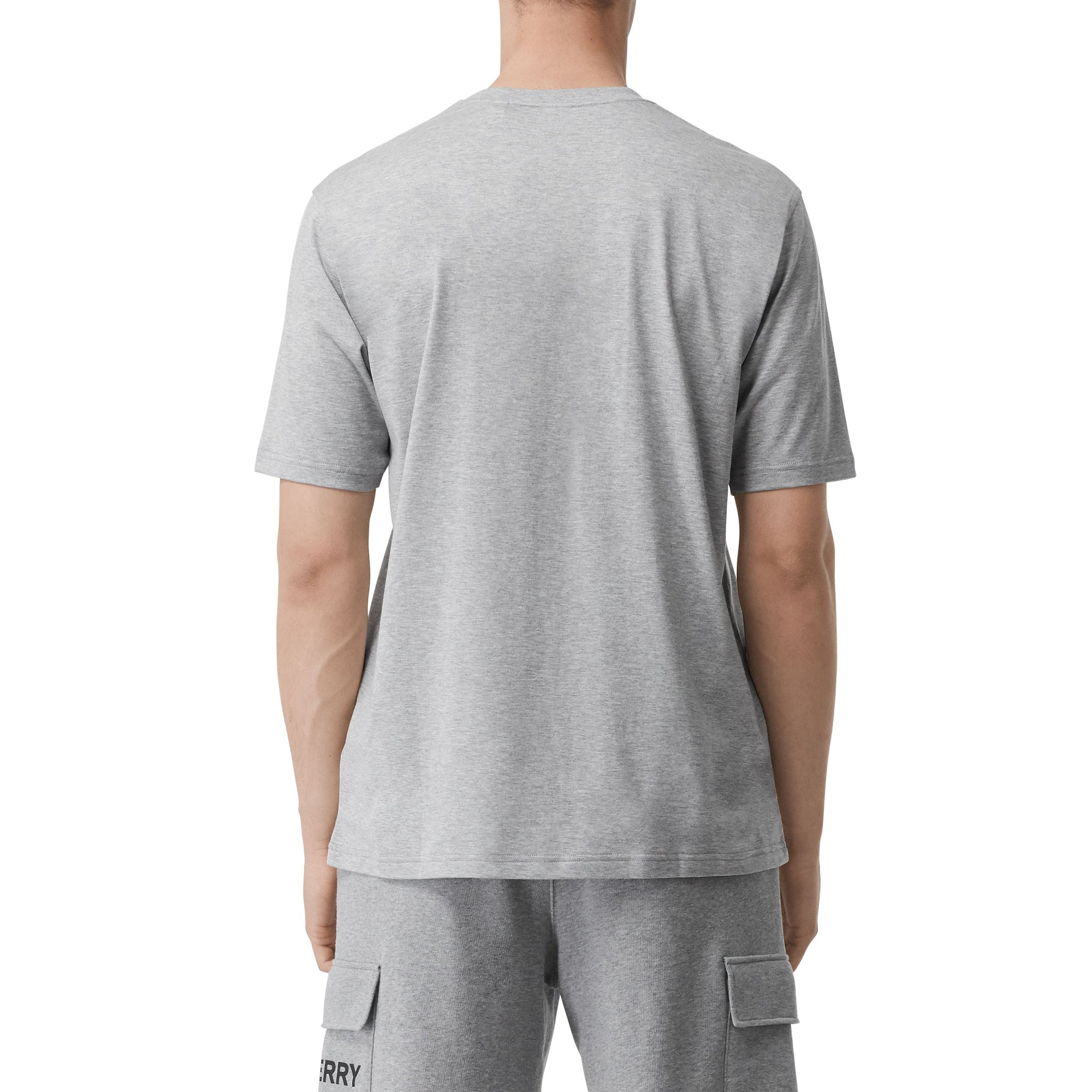 T-shirt en coton Horseferry - Pale Grey Melange