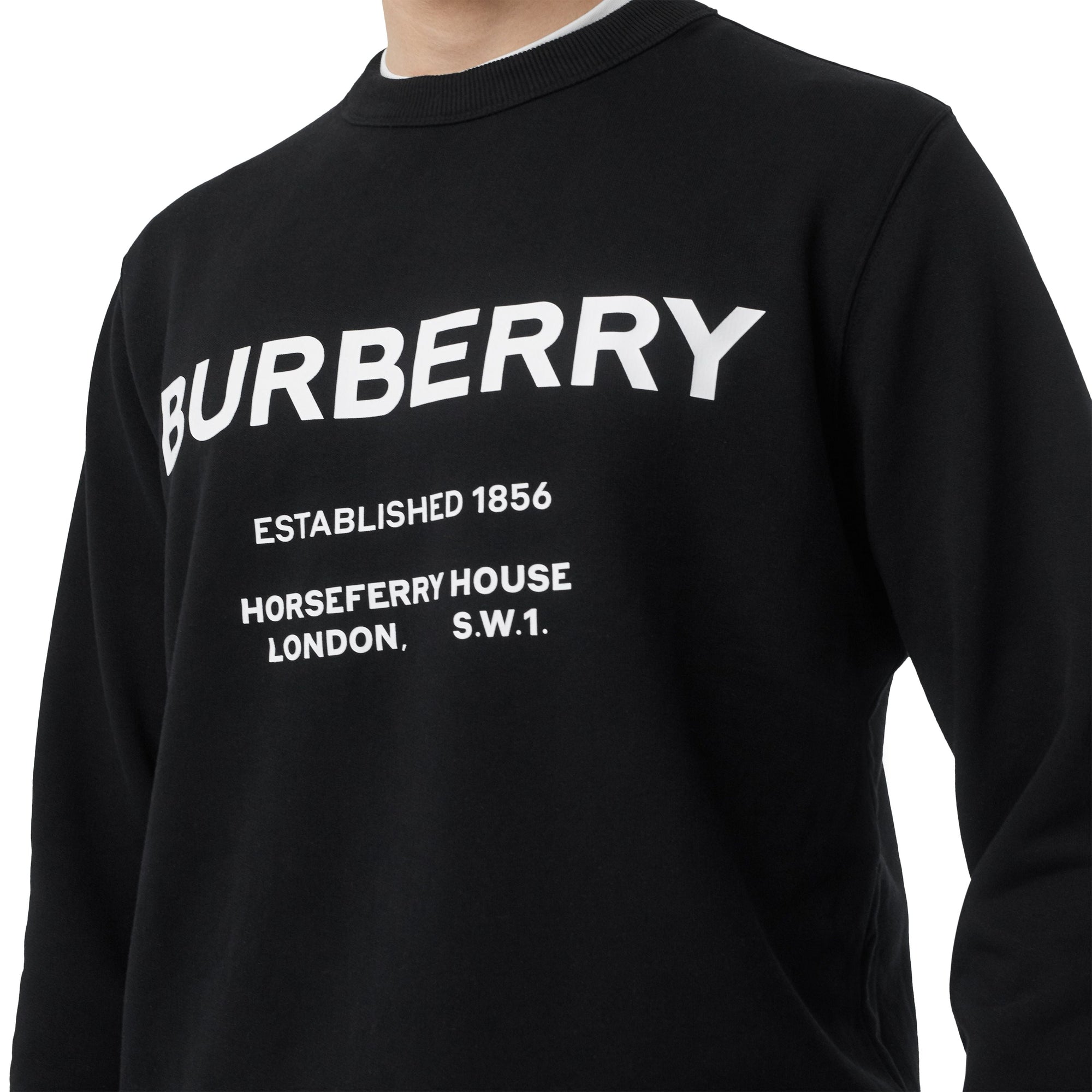 Sweat-shirt en coton Horseferry - Black