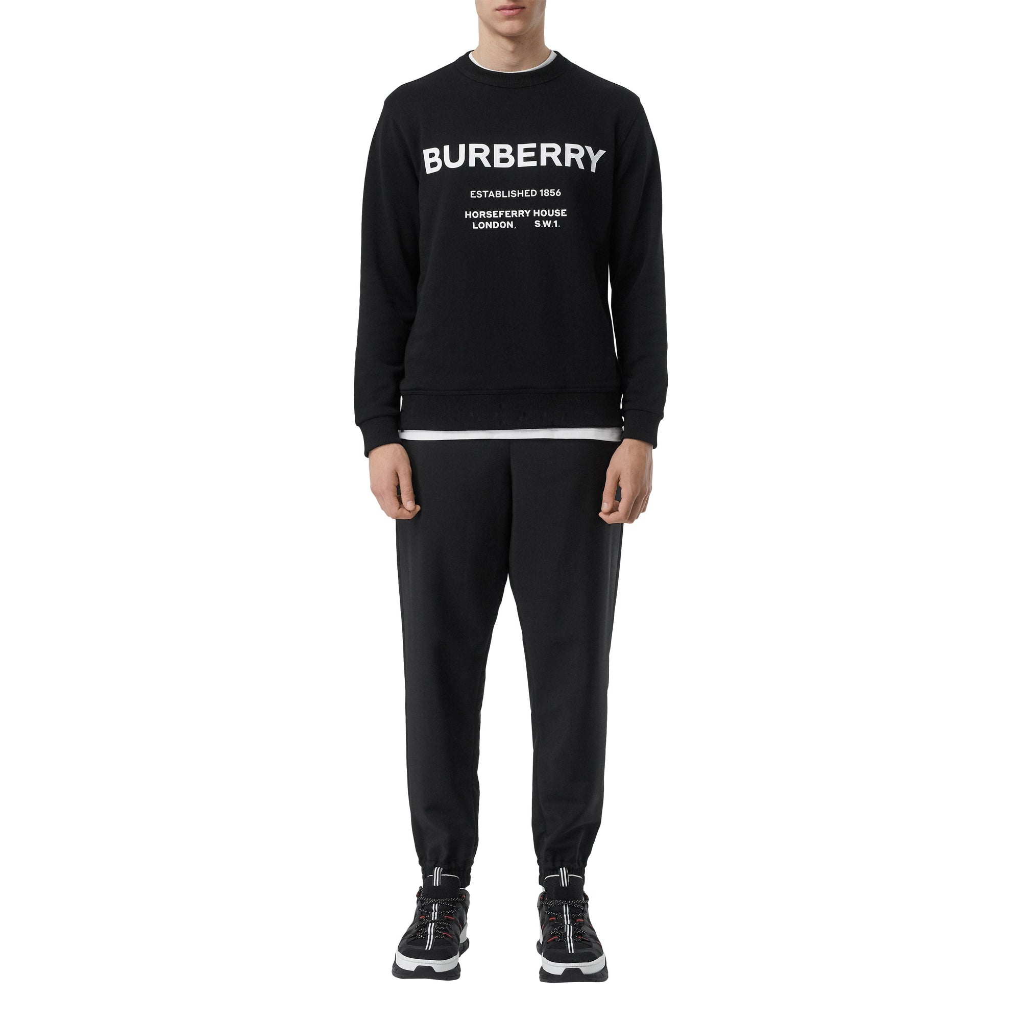 Sweat-shirt en coton Horseferry - Black