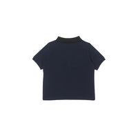 Polo en coton avec Vintage check - Navy
