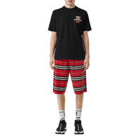 T-shirt oversize en coton Monogram - Black