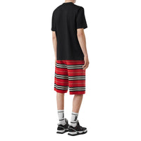 T-shirt oversize en coton Monogram - Black