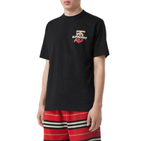 T-shirt oversize en coton Monogram - Black