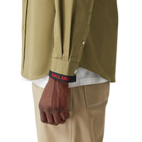 Chemise en popeline de coton à logo - Utility Green