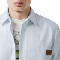 Chemise Oxford en coton à logo - Sky Blue